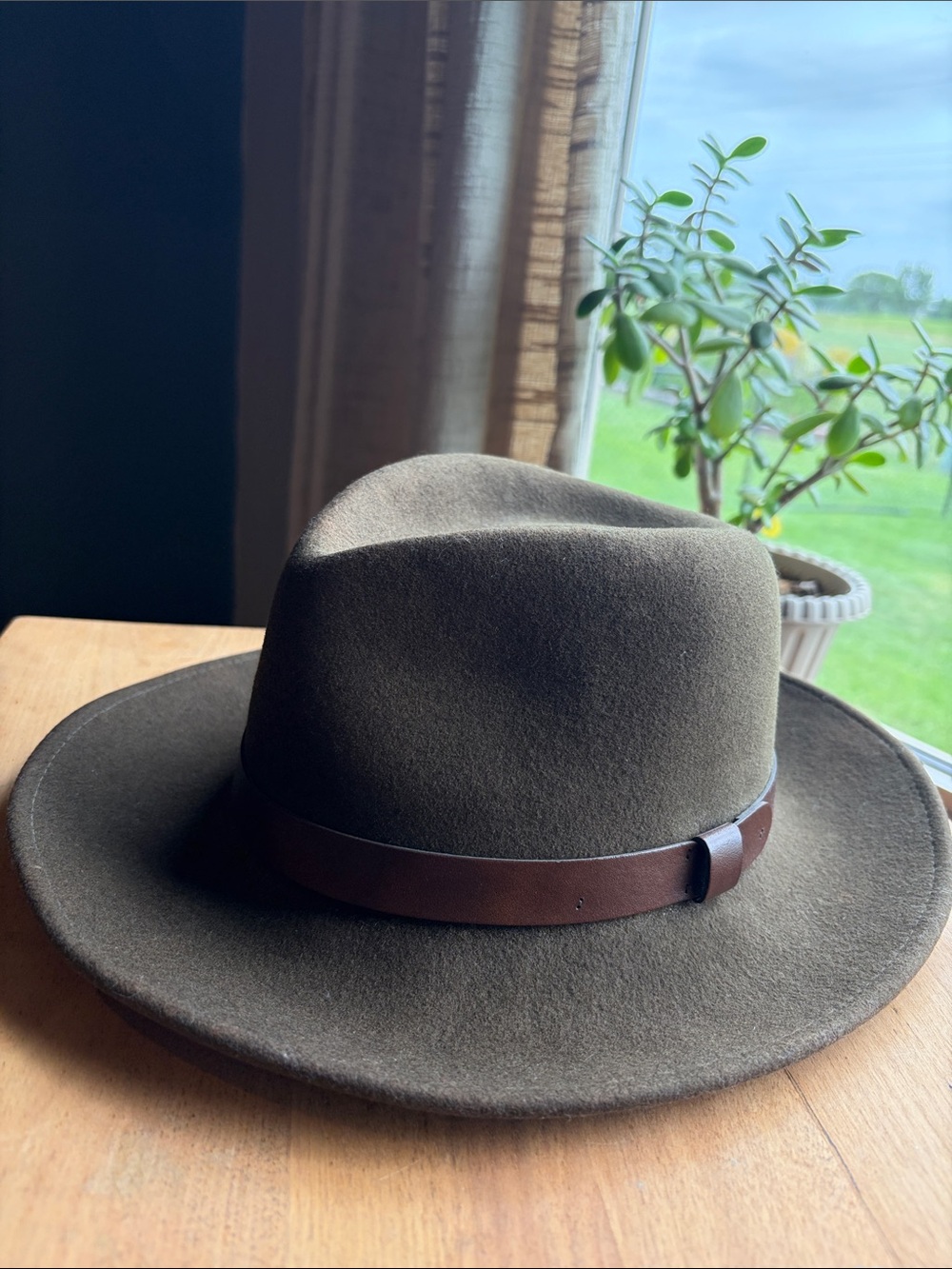 Vintage Pendleton Brown 100% Pure Virgin Wool Hat